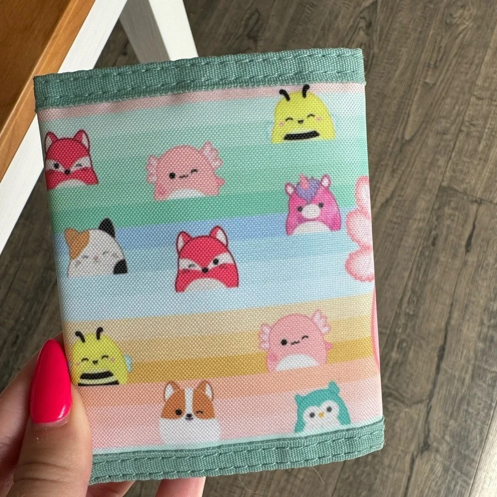 Squishmallow Tri-Fold Velcro Wallet - Picture 2 of 4